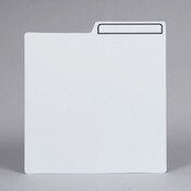 White Plastic LP Record Divider Car